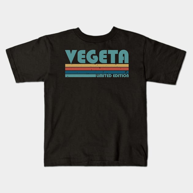 Proud Limited Edition Vegeta Name Personalized Retro Styles Kids T-Shirt by Kisos Thass